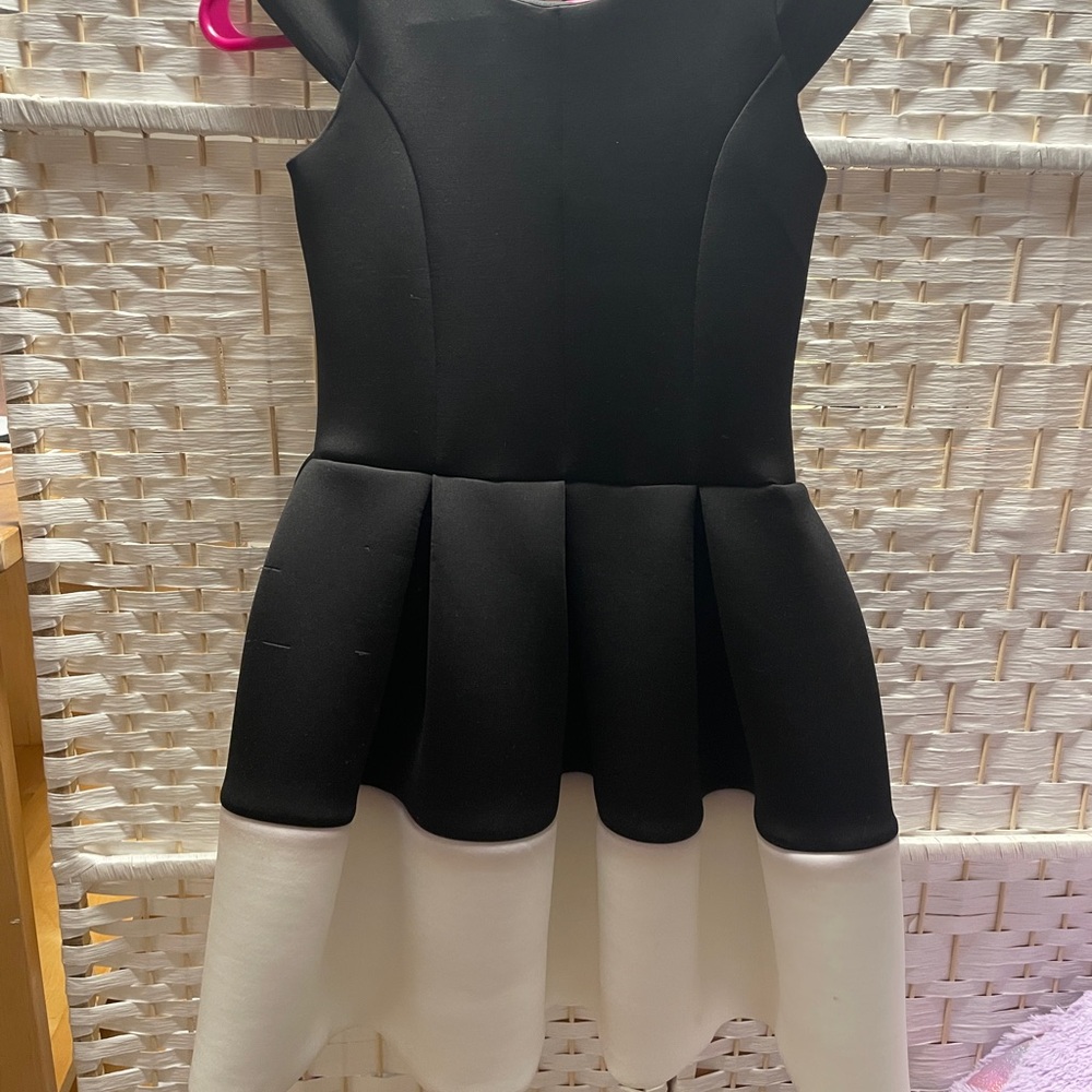 Zoe Ltd Chic Monochrome Kids Dress